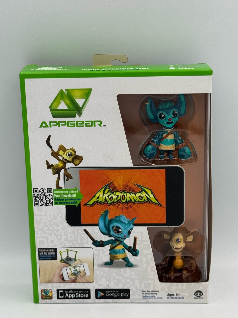 AppGear Akodomon Tiko & Snubbs WowWee AR Game Figures iPhone Android NEW